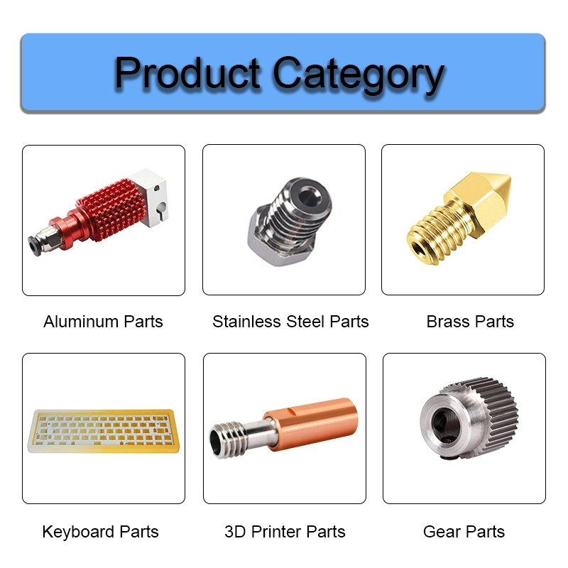 China Supplier High Precision CNC Lathe Machining Drone Metal Accessories Aluminum Alloy Parts Sports Camera Accessories Metal Parts Hand Model Accessories