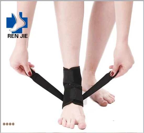 Supporto elastico per il piede Supporto per la caviglia Basket Sport Sicurezza Ok Tessuto Supporto per caviglia con cinturino regolabile