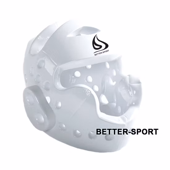 Protezione per la testa di arti marziali in schiuma colorata di rosso blu, sport Tkd, kickboxing, arti marziali