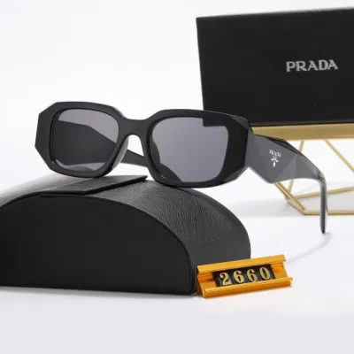 Occhiali da sole firmati di lusso di vendita calda Occhiali da sole di marca Prada′ S Symbole
